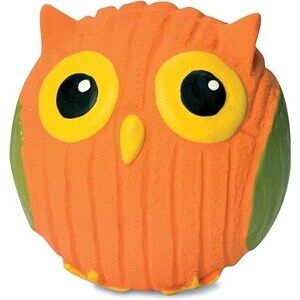 HuggleHounds Ruff-Tex Poppy The Owl Dog Toy – Extremely Durable and Squeaky